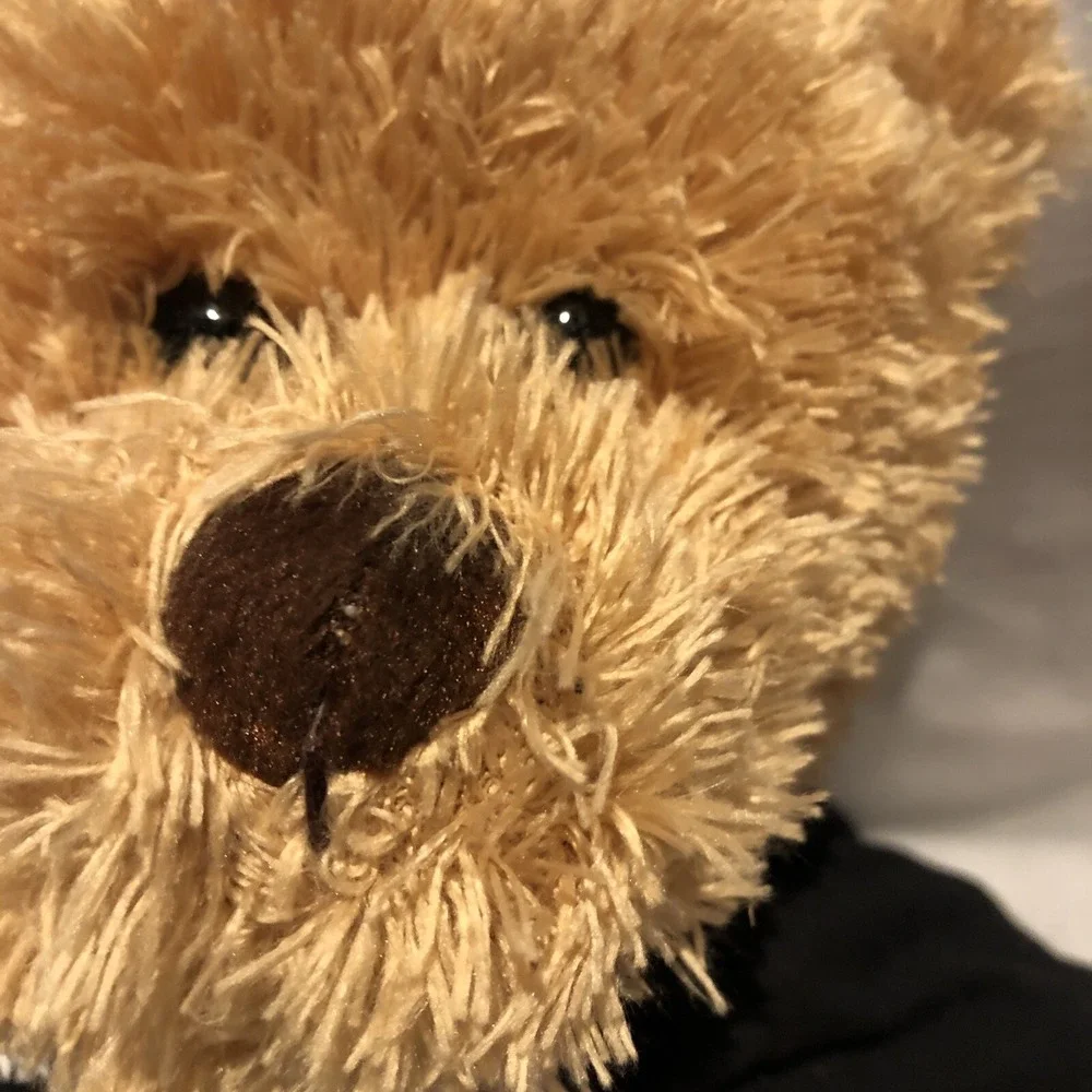 Harley Davidson Teddy Bear Plush Embroidered Foot Black Tshirt‎ 13